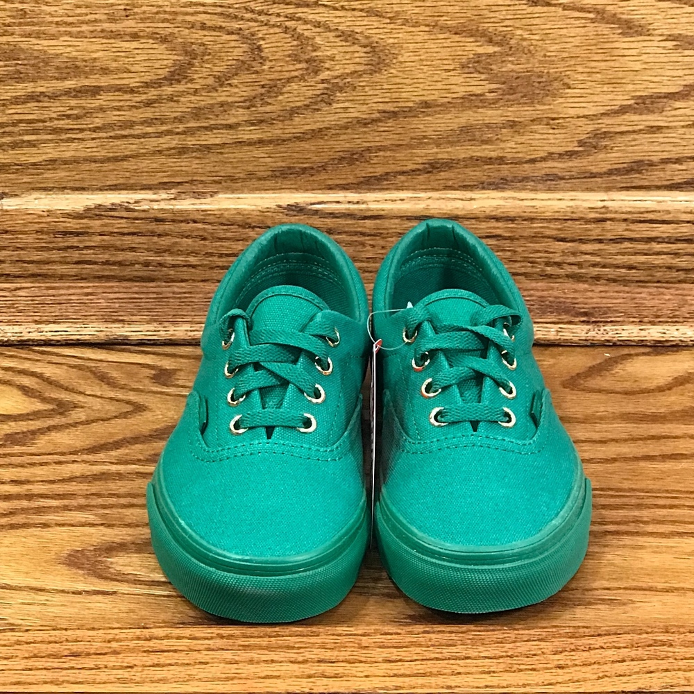 Vans Era Gold Mono Verdant Green Shoes - Picture 3 of 8